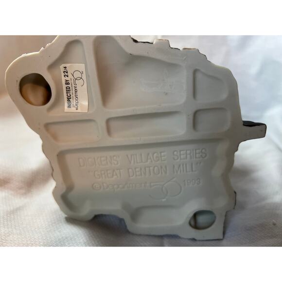 DEPT 56 DICKENS' Village Sesries The Great Denton Mill w/Light - Picture 6 of 7